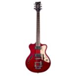 Italia Maranello '61 electric guitar, cherry finish, original gig bag (new/old stock)