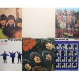 The Beatles - good selection of Beatles vinyl LP records including 1968 White album, no. 0175803,