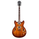 2005 Ibanez Artcore Series AS83-VLS-12-01 semi-hollow body electric guitar, made in China, ser.