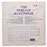 The World of Blues Power' album signed by Eric Clapton, John Mayall and two others