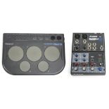 Roland Pad-5 Handy Pad; together with an Alesis Multi Mix 4 USB mixer (2)