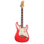 Burns Club Series King Cobra electric guitar, ser. no. 16xxxx54; Finish: Fiesta red; Fretboard: