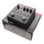 TC Helicon Voicetone Harmony-GXT guitar pedal, made in Thailand, ser. no. 9521189, boxed