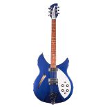 2010 Rickenbacker 330 electric guitar, made in USA, ser. no. 10xxxx6; Finish: midnight blue, minor