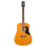 Eko Ranger 6 acoustic guitar in tired condition; together with a Sunn Mustang electric guitar