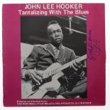 John Lee Hooker - autographed 'Tantalizing With the Blues' album