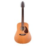 Seagull S12 + Cedar twelve string acoustic guitar, made in Canada; Finish: natural, cedar top, minor