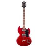 2013 Guild S-100 electric guitar, made in Korea, ser. no. KSG13xxx28; Finish: wine red; Fretboard: