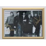 The Yardbirds - autographed black and white photograph bearing four signatures