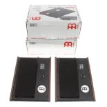Two Meinl percussion effects pedals, boxed (both in need of attention)
