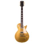 Gibson Les Paul Deluxe electric guitar, made in USA, circa 1972, ser. no. 6xxxx1; Finish: gold