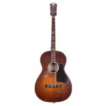 Vintage Martin Coletti tenor guitar; Finish: sunburst, heavy wear including scratches and blemishes;