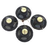 Set of Kendrick Black Frame guitar amplifier speakers