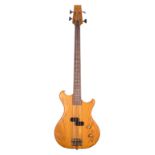 1983 Westone Thunder I bass guitar, made in Japan, ser. no. 3xxxxx6; Finish: natural, various