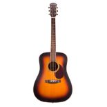 Freshman SONGDTSB acoustic guitar, sunburst finish, fitted hard case (new/old stock)