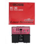 Boss RC-30 dual track looper twin pedal loop station, boxed