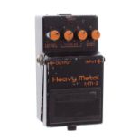 Gary Moore - 1983 Boss HM-2 Heavy Metal guitar pedal, made in Japan, black label, ser. no. 351100 *