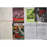 Frankenstein - selection of ephemera relating to various Frankenstein films, including press