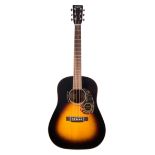 Tanglewood Historic TW40-SD electro-acoustic guitar; Finish: vintage sunburst, one minor blemish