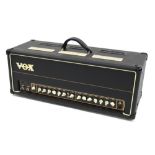 Vox AC100CP guitar amplifier head, made in China, dust cover