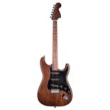 2014 Fender '71 reissue electric guitar, made in Japan, ser. no. JD14xxxx13; Finish: walnut with