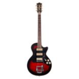 Framus Hollywood electric guitar, made in Germany, circa 1960; Finish: black rose, heavy lacquer