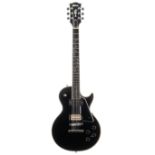 1970s Antoria Memphis Florentine 2660 electric guitar, made in Japan; Finish: black, many