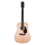 C.F. Martin & Co X Series DX12XI electro-acoustic twelve string guitar, made in Mexico, ser. no.