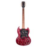 Artists various - autographed 2008 Gibson SG electric guitar bearing the signatures of many