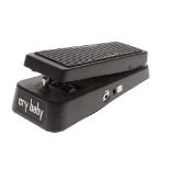 Jim Dunlop Cry Baby wah guitar pedal, Velcro added to the bottom, base plate slightly misshapen,