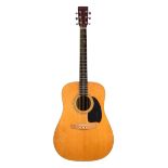 Hohner Arbour LW400N acoustic guitar; Back and sides: mahogany, various surface imperfections;