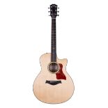 2016 Taylor 516CE electro-acoustic guitar, made in USA, ser. no. 1xxxxxxx2; Back and sides: