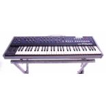 Gary Moore - Korg Polysix synthesizer, made in Japan, ser. no. 395573, custom grey painted exterior,