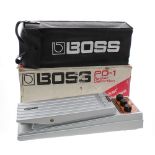 Gary Moore - 1982 Boss PD-1 Rocker Distortion guitar pedal, made in Japan, black label, ser. no.
