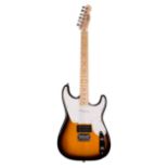 2006 Squier '51 electric guitar, made in Indonesia, ser. no. ICO6xxxxxxx; Finish: sunburst, very