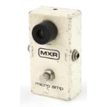 MXR Micro-Amp booster guitar pedal (IN NEED OF ATTENTION/ NOT CURRENTLY WORKING )