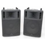 Pair of Behringer B300 active PA speakers