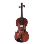 French Medio-Fino violin circa 1920, 14 1/16", 35.70cm