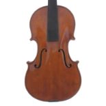 English violin by and labelled David Dix, Luisa Villar 2012, 13 7/8", 35.20cm