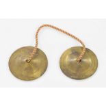Pair of Viceroy brass crotales in Ab