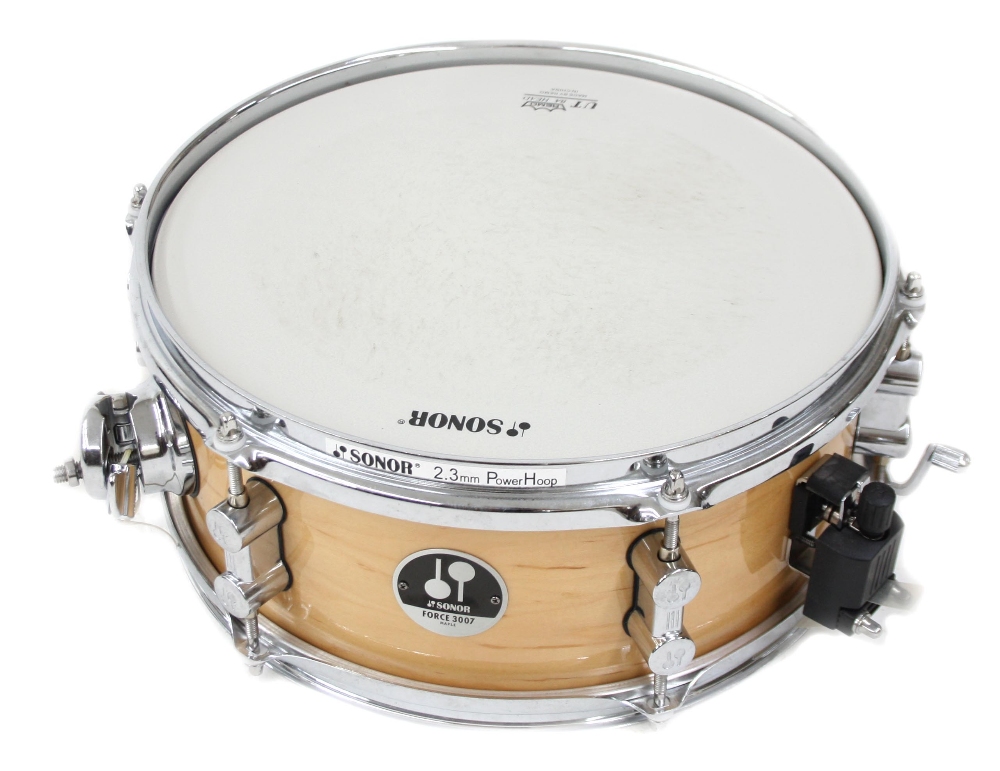 Sonor Jungle 4300 3 three piece drum kit, made in China, amber finish, comprising 16" kick drum, 13" - Image 3 of 3