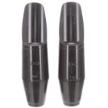 Two Selmer S90 tenor sax mouthpieces, (S170 and S180) (2)