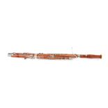 Good Artia bassoon imported by Boosey & Hawkes of London, cased