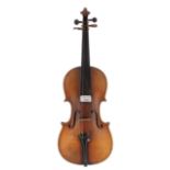 German Dresden School violin circa 1930, 14 1/8", 35.90cm