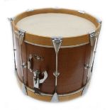 Vintage Slingerland 14" marching snare drum; together with a vintage Gretsch 14" marching snare drum