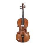 Late 19th century German violin, 14 1/4", 36.20cm