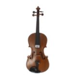 Early 20th century Stradivari copy violin, 14 1/16", 35.70cm