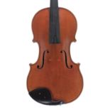 French violin by and labelled Ch.J.B. Collin-Mezin, Luthier á Paris Rue du Faub G Poissonniere,