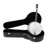 Good Fairbanks 'Tubaphone Little Wonder' short scale tenor banjo circa 1918, made by Vega,