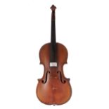 19th century violin, 14 1/16", 35.70cm
